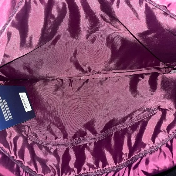 Reebok Barbara Quilted Dark Purple Tote Bag 17L NWT - Picture 10 of 11